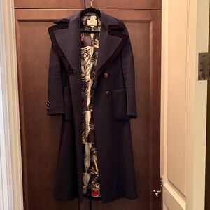 Women’s Gucci Navy Double-Breasted Coat